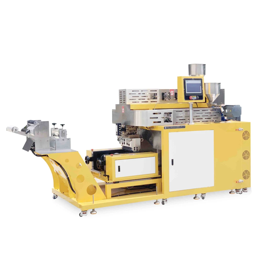 Extrudeuse Film Cast Stretch Film Making Machine 3 Layer for Laboratory Testing