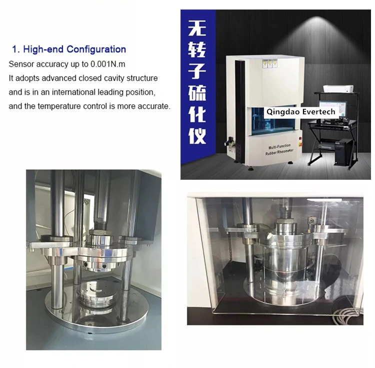 Rubber Testing Rheometer with Rotorless Curemeter Price