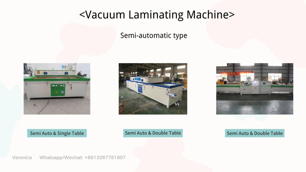 Woodworking Plate Coating Laminating Machine Automatic Heating Vacuum Laminating Machine