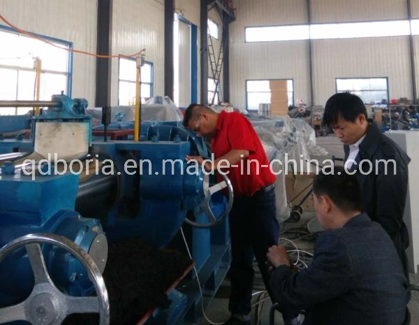 2 Roll Lab Rubber Mixing Mills Calender Machine with Cooling System