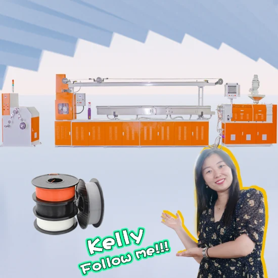 기계 PETG PLA 필라멘트 압출 라인을 만드는 3D 프린터 필라멘트 엿보기 필라멘트 생산 라인