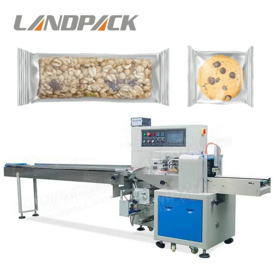 Landpack Lp-350b 휴대용 트레이리스 와플 비스킷 비스킷 포장 포장 기계